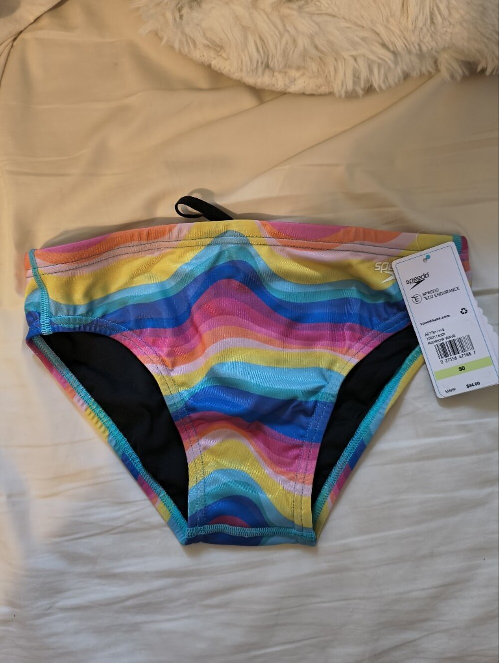 Speedo Men's Rainbow Wave Swim Briefs